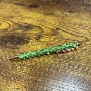 Green Glitter Pen